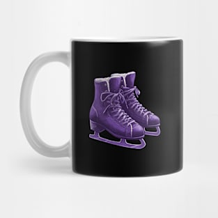 Violet Ice Skating Boots Mug